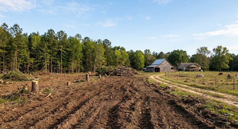 Pasture Clearing in Gwinnett County, GA
